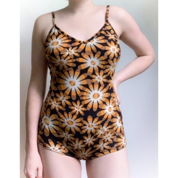Vintage Other - vintage 60s floral swimsuit